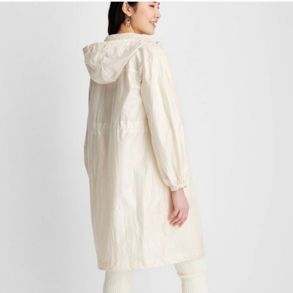 NWT Future Collective X Target Waist Cinched Hooded Below Knee Jacket Size XS - Picture 2 of 8